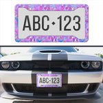 Psychedelic Purple Trip License Plate Cover