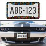 Drippy Smiley Faces License Plate Frame