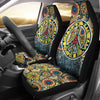 Floral Peace Symbol Seat Covers