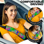 Hippie Flower Power Seat Belt Covers