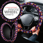 Groovy 60s Hippie Car Steering Wheel Cover