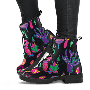 Magical Trip Vegan Leather Boots - Festival Shoes - Mind Gone