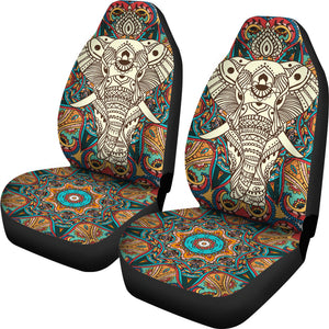 Boho Mandala Elephant Car Seat Cover - Mind Gone