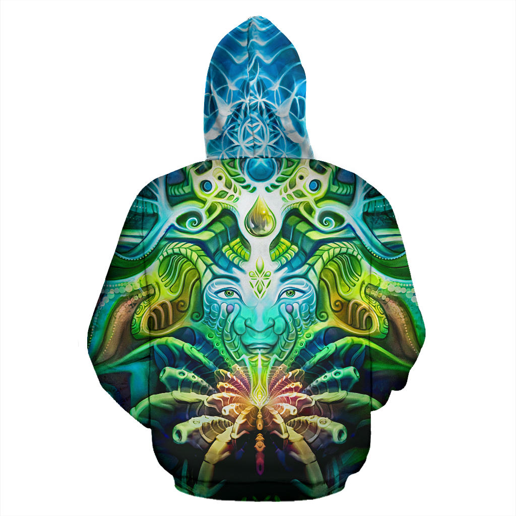 Psychedelic Shaman Hoodie - Spiritual Sweater - Mind Gone
