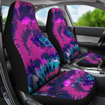 Funky Purple Tie-Dye Car Seat Covers