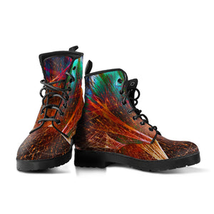 Big Bang Explosion Combat Boots - Vegan Friendly Leather - Mind Gone