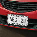 Peace Symbol Daisy Flowers License Plate Frame