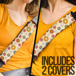 Cottagecore Retro Floral Seat Belt Covers