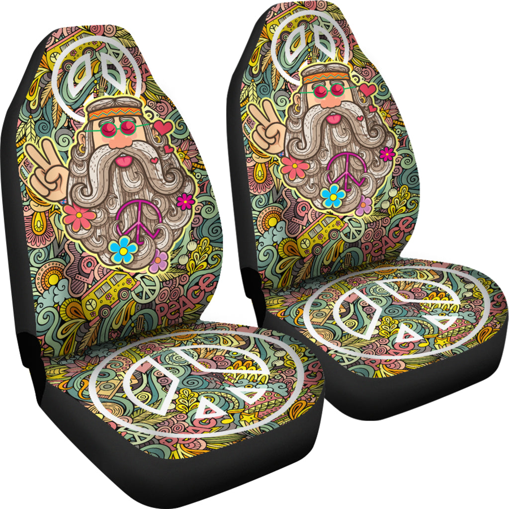 Hippie Van Car Seat Covers - Mind Gone