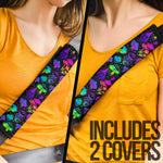 Magic Mushroom Glow Seat Belt Covers