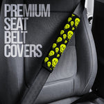 Drippy Melting Smiley Faces Seat Belt Covers