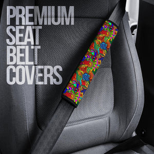 Abstract Stoner Art Seat Belt Covers