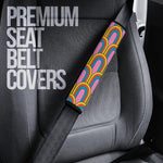 Groovy Summer Rainbows Seat Belt Covers