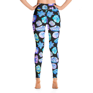 Floating Crystals High Rise Yoga Leggings - Mind Gone