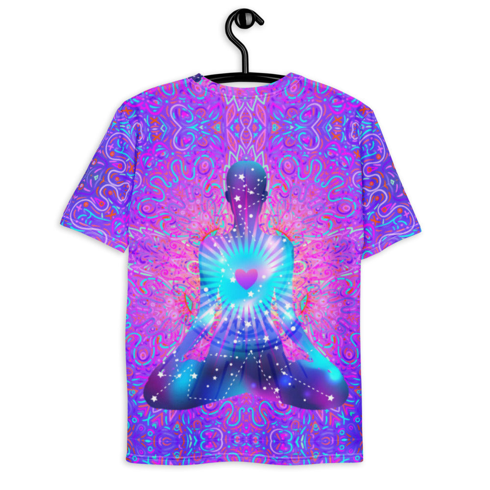 Spiritual Sitting Buddha Purple Unisex T-shirt - Mind Gone