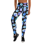 Floating Crystals High Rise Yoga Leggings - Mind Gone