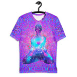 Spiritual Sitting Buddha Purple Unisex T-shirt - Mind Gone