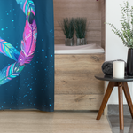 Feathers Of Peace Hippie Shower Curtain