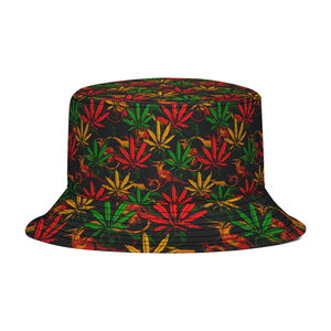 Rasta Cannabis Bucket Hat
