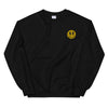 Trippy Stoner Smiley Face Embroidered Unisex Sweatshirt