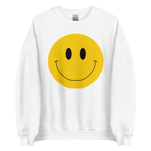 Happy Smiley Face Graphic Unisex Sweatshirt