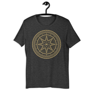 Sacred Star Symbol Golden Crest T-Shirt