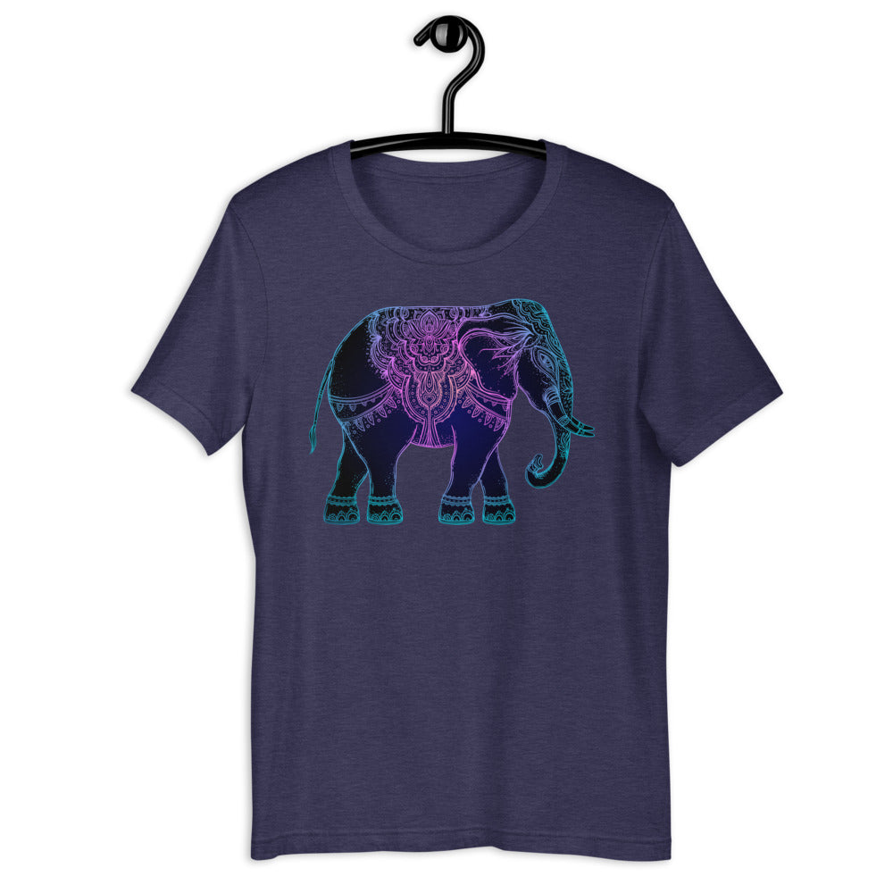 Tribal Elephant Lotus Short-Sleeve Unisex T-Shirt