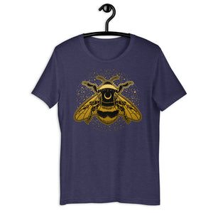 Mystical Moon Bumble Bee Short-Sleeve Unisex T-Shirt