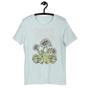 Good Mood Mushroom Frog Short-Sleeve Unisex T-shirt