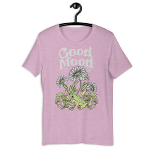 Good Mood Mushroom Frog Short-Sleeve Unisex T-shirt