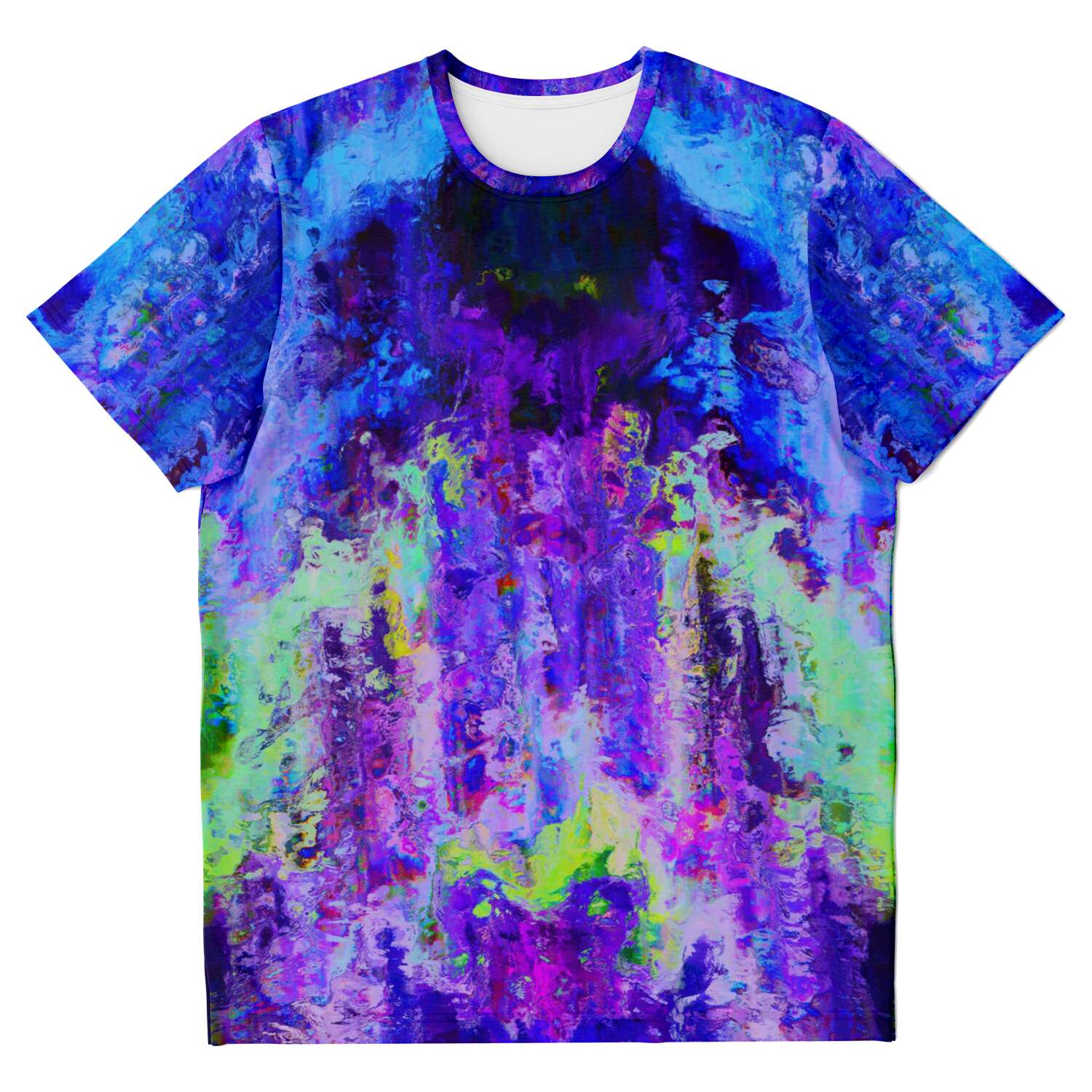 Blue Trippin Unisex T-Shirt - Abstract Paint Shirt - Mind Gone