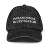 Paranormal Investigator Vintage Dad Cap