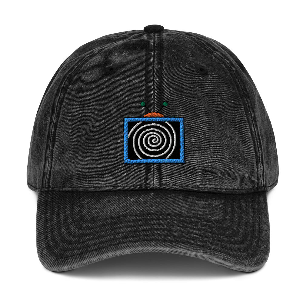 Psychedelic Old School TV Vintage Dad Hat