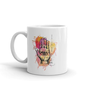 All Seeing Eye Ceramic Mug - Palm Reader - Mind Gone