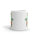 Green Hamsa Ceramic Mug