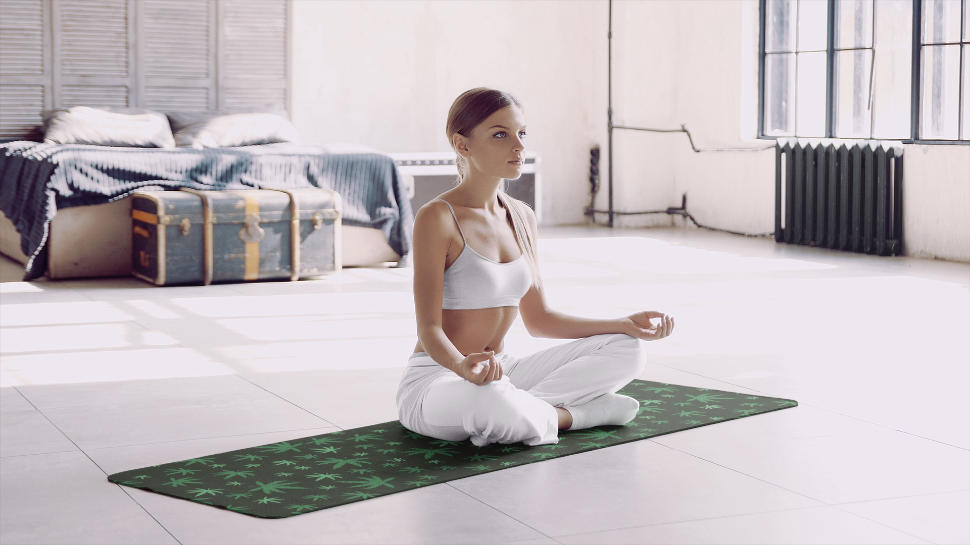 Kush Weed Yoga Mat