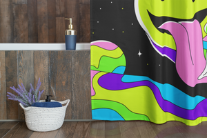 Zoomer Space Trip Shower Curtain