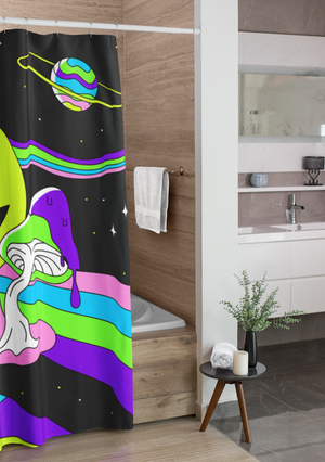 Zoomer Space Trip Shower Curtain