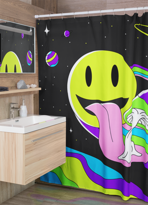 Zoomer Space Trip Shower Curtain