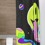 Zoomer Space Trip Shower Curtain