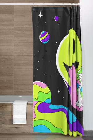 Zoomer Space Trip Shower Curtain